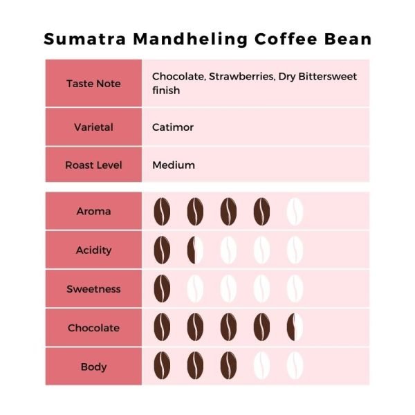 Sumatra Mandheling Coffee Bean Taste Note